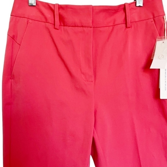 COURT & ROWE NWT Stretch Cotton Twill Trousers Size 4 in Bright Poppy - Picture 6 of 13